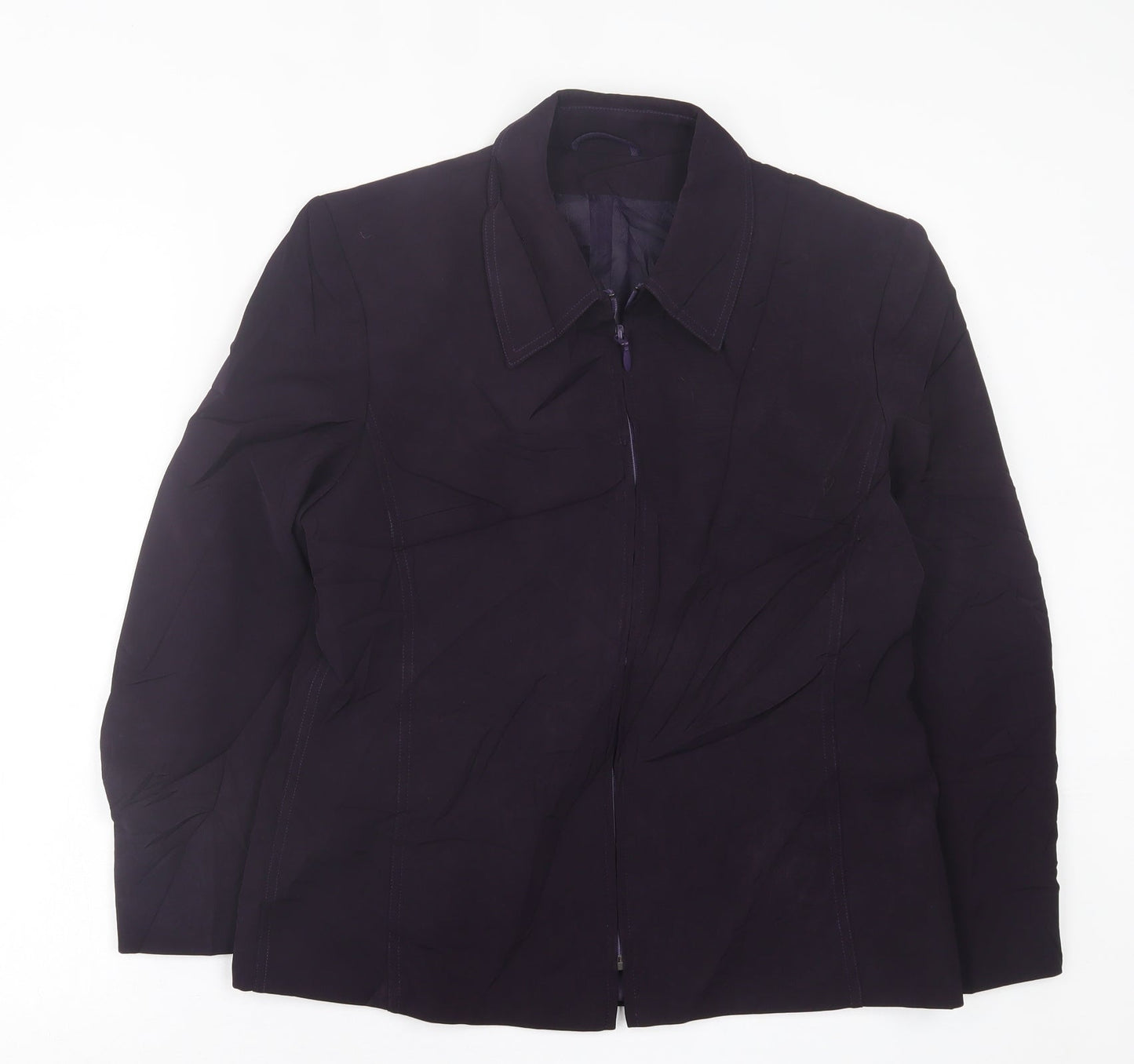 Preworn Womens Purple   Jacket  Size 12  Zip
