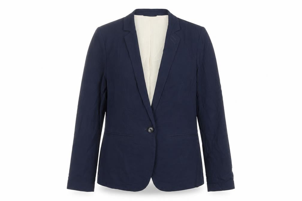 New Look Womens Blue   Jacket  Size 10  Button