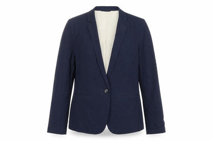 New Look Womens Blue   Jacket  Size 10  Button