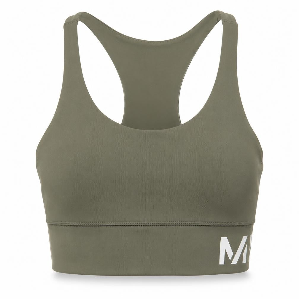 MP Womens Green  Polyester Cropped Tank Size S Round Neck