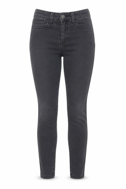 Marks & Spencer Womens Black  Cotton Skinny Jeans Size 8 L29 in Slim Button