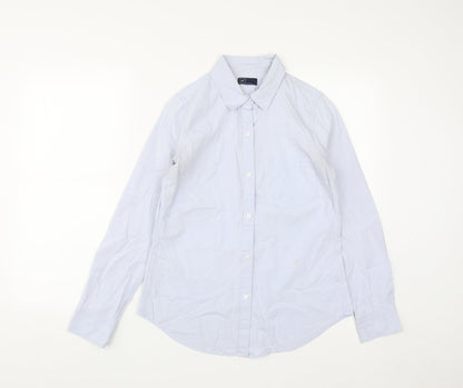 Gap Mens Blue  Polyester  Button-Up Size S Collared Button