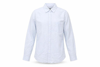 Gap Mens Blue  Polyester  Button-Up Size S Collared Button
