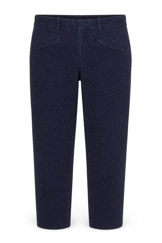 Gap Womens Blue Polka Dot Cotton Straight Jeans Size 30 in L24 in Regular Zip
