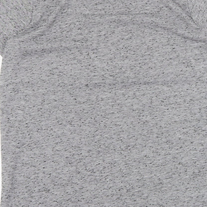 Primark Womens Grey  Polyester Basic T-Shirt Size 6 Round Neck