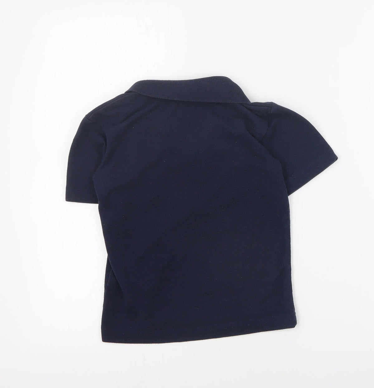 Trutex Boys Blue  Polyester Basic Polo Size 5-6 Years Collared Button