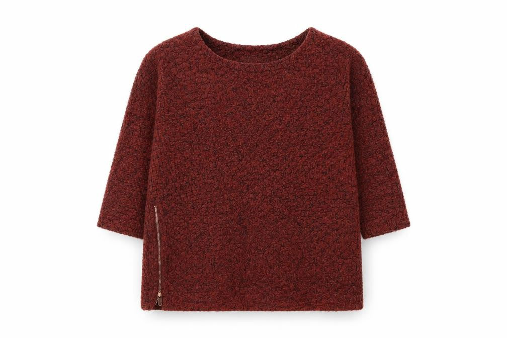 NEXT Womens Red Round Neck  Polyester Pullover Jumper Size 12