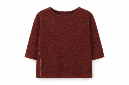 Next Womens Red Round Neck  Polyester Pullover Jumper Size 12