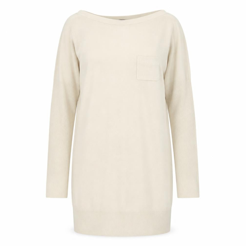 Dorothy Perkins Womens Beige Round Neck  Polyester Pullover Jumper Size 10