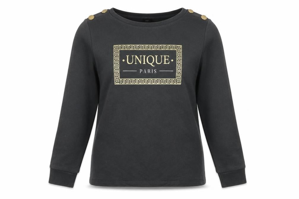 River Island Womens Grey  Polyester Pullover Sweatshirt Size S  Pullover - Unique