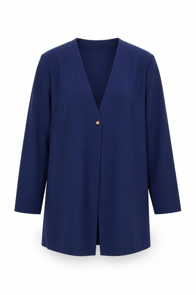 Carmelle Womens Blue   Jacket Blazer Size 14  Button