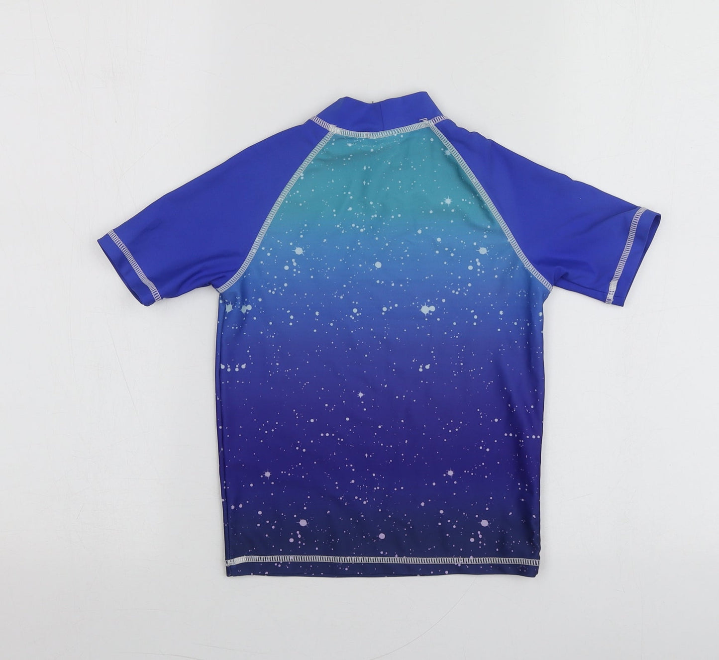 Star Wars Boys Blue Geometric Polyester Basic T-Shirt Size 5 Years Round Neck