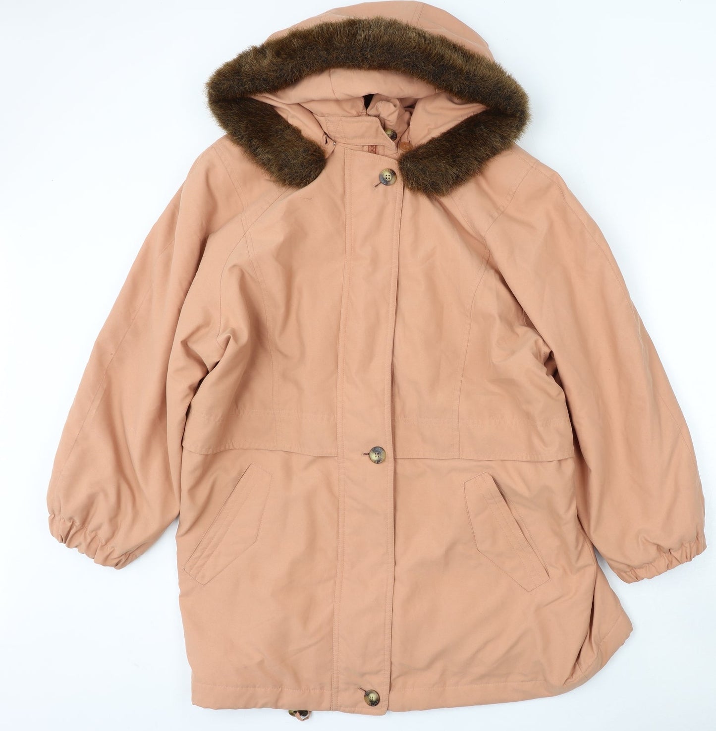 Marks and Spencer Womens Pink   Jacket  Size 12  Button