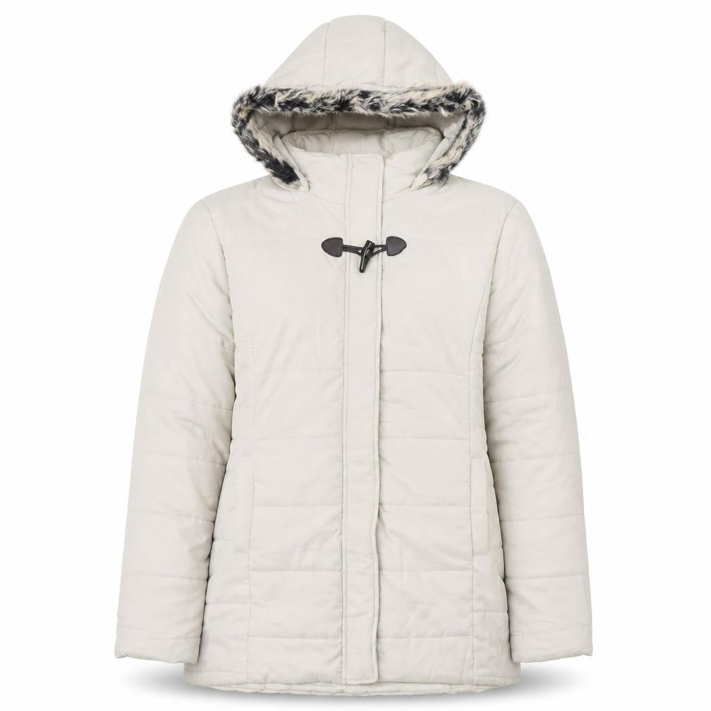 Preworn Womens Beige   Jacket  Size L  Zip