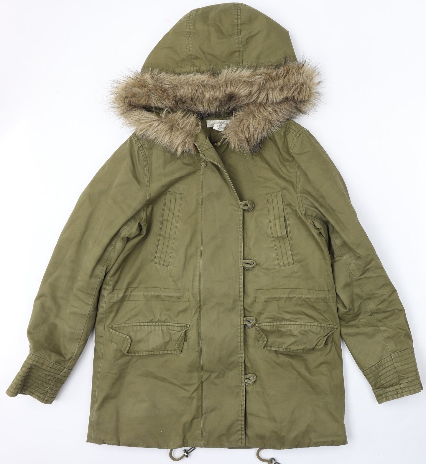 LOGG Womens Green   Jacket  Size 10  Button
