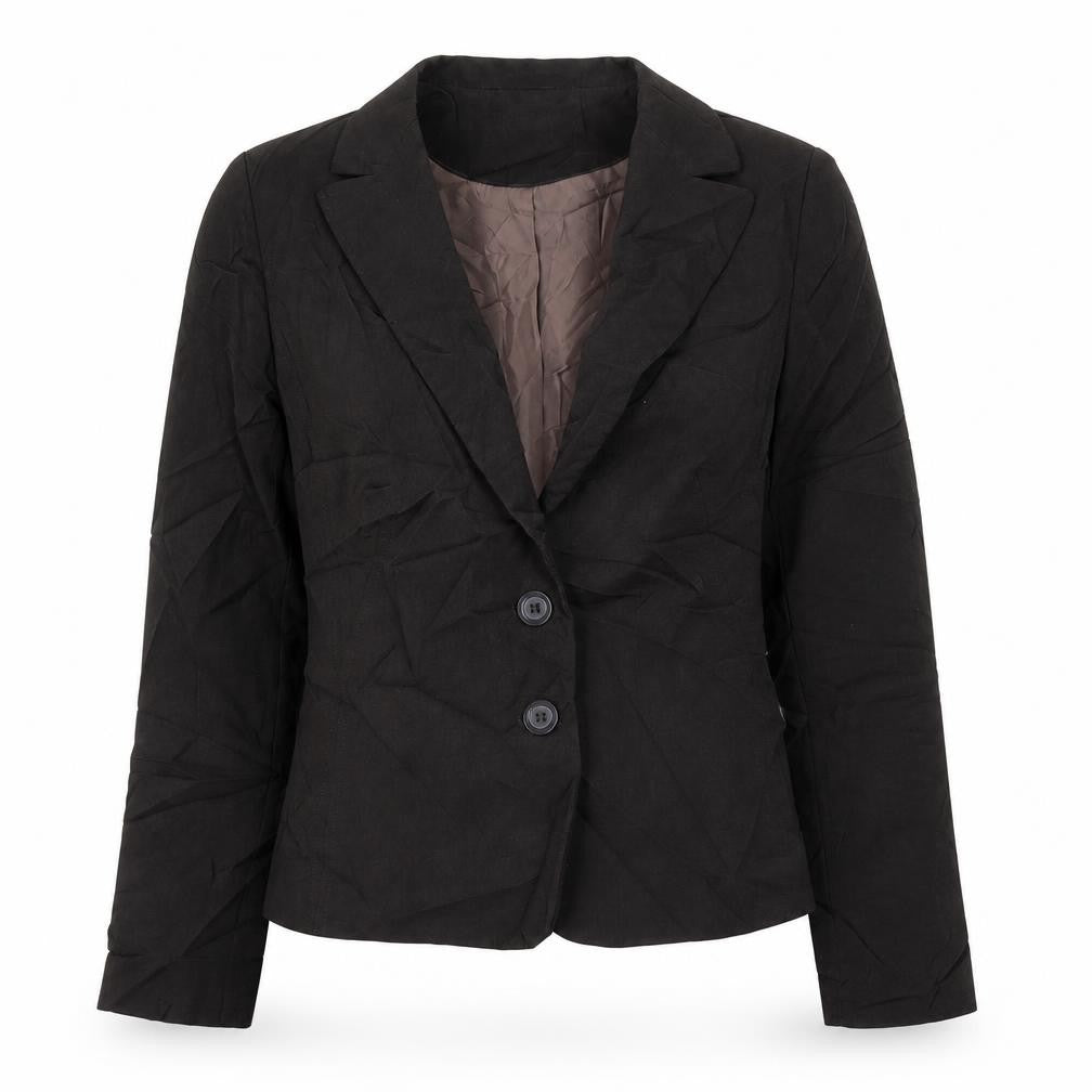 George Womens Brown  Polyester Jacket Suit Size 8
