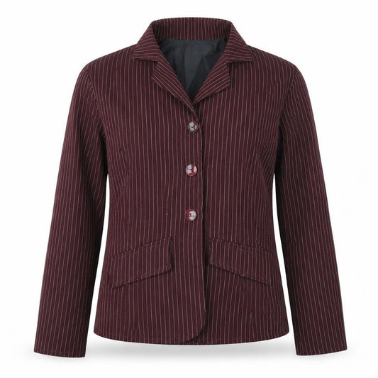 Freestyle Girls Red Striped  Jacket  Size 12-13 Years  Button - Blazer, Suit Jacket