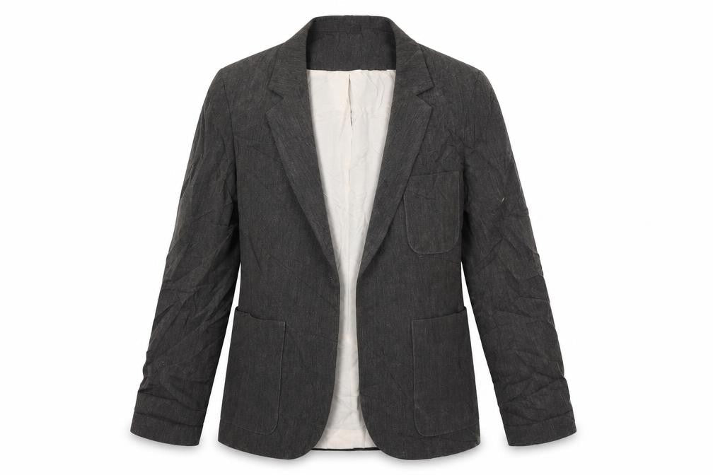 Topshop Womens Grey  Polyester Jacket Blazer Size 10