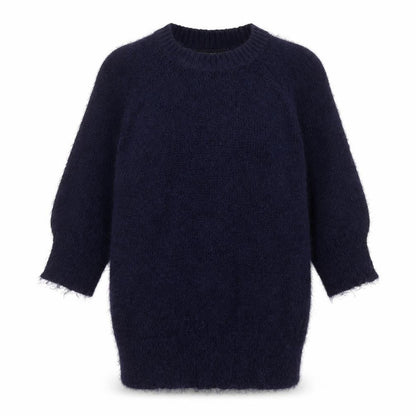 Dorothy Perkins Womens Blue Round Neck  Polyester Pullover Jumper Size 10