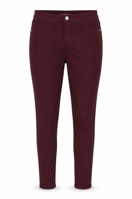 Dorothy Perkins Womens Purple  Cotton Skinny Jeans Size 10 L29 in Regular Zip