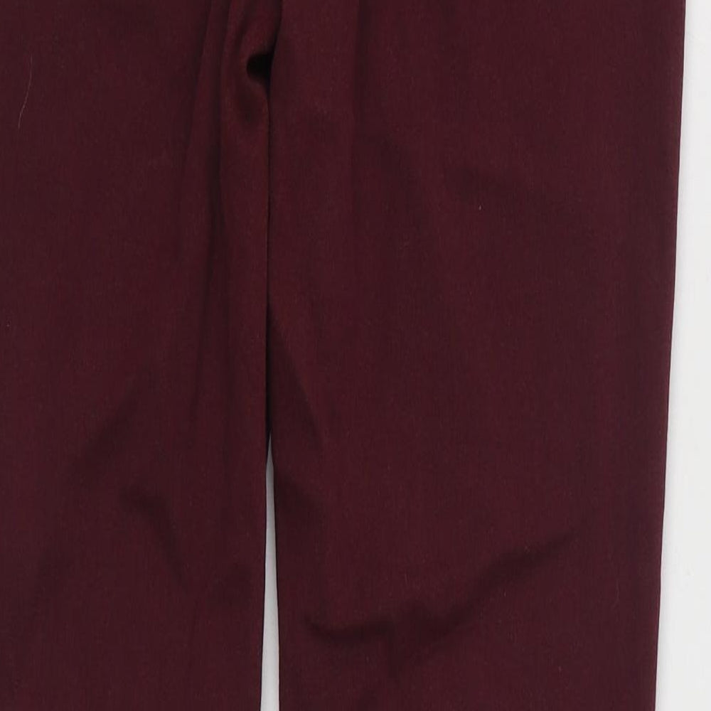 Dorothy Perkins Womens Purple  Cotton Skinny Jeans Size 10 L29 in Regular Zip