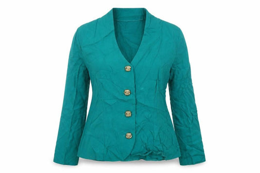 BHS Womens Green   Jacket Blazer Size 14  Button