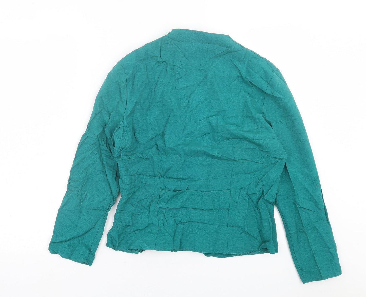 BHS Womens Green   Jacket Blazer Size 14  Button