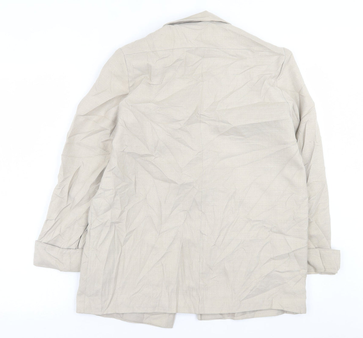Miss Smith Womens Beige   Jacket Blazer Size 10