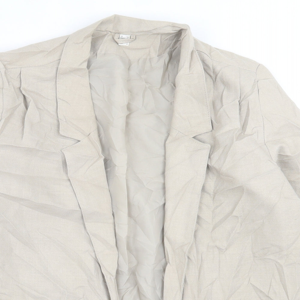 Miss Smith Womens Beige   Jacket Blazer Size 10