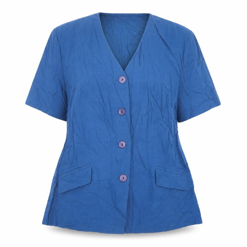 Bonmarché Womens Blue Jacket Blazer Size 18 Buckle