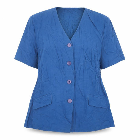 Bonmarché Womens Blue Jacket Blazer Size 18 Buckle