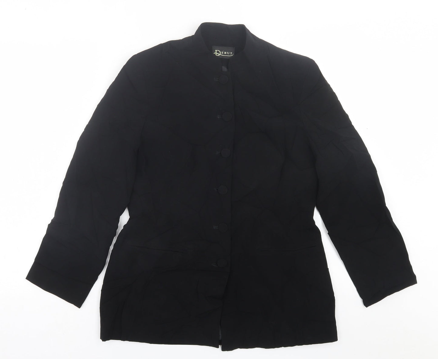 Richards Womens Black   Jacket Blazer Size 12  Button