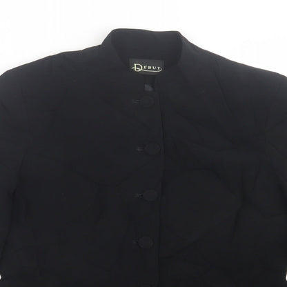Richards Womens Black   Jacket Blazer Size 12  Button