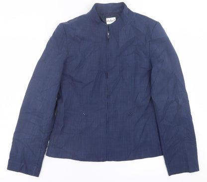Select Womens Blue   Jacket Blazer Size 12  Zip
