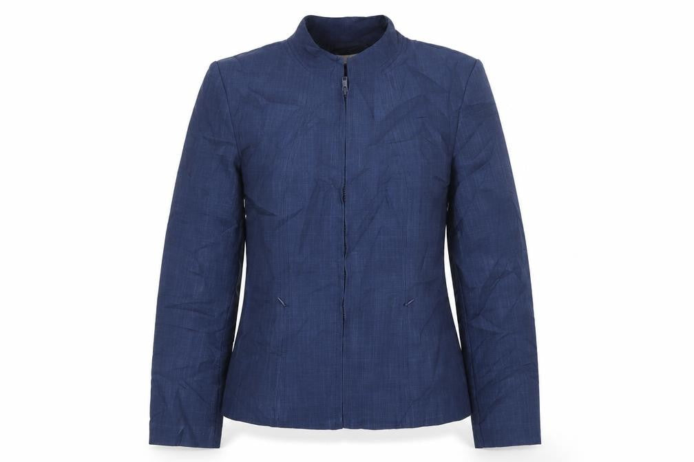 Select Womens Blue   Jacket Blazer Size 12  Zip
