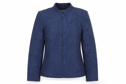 Select Womens Blue   Jacket Blazer Size 12  Zip