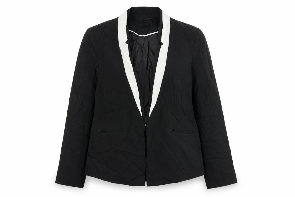 Dorothy Perkins Womens Black   Jacket Blazer Size 12  Hook & Eye