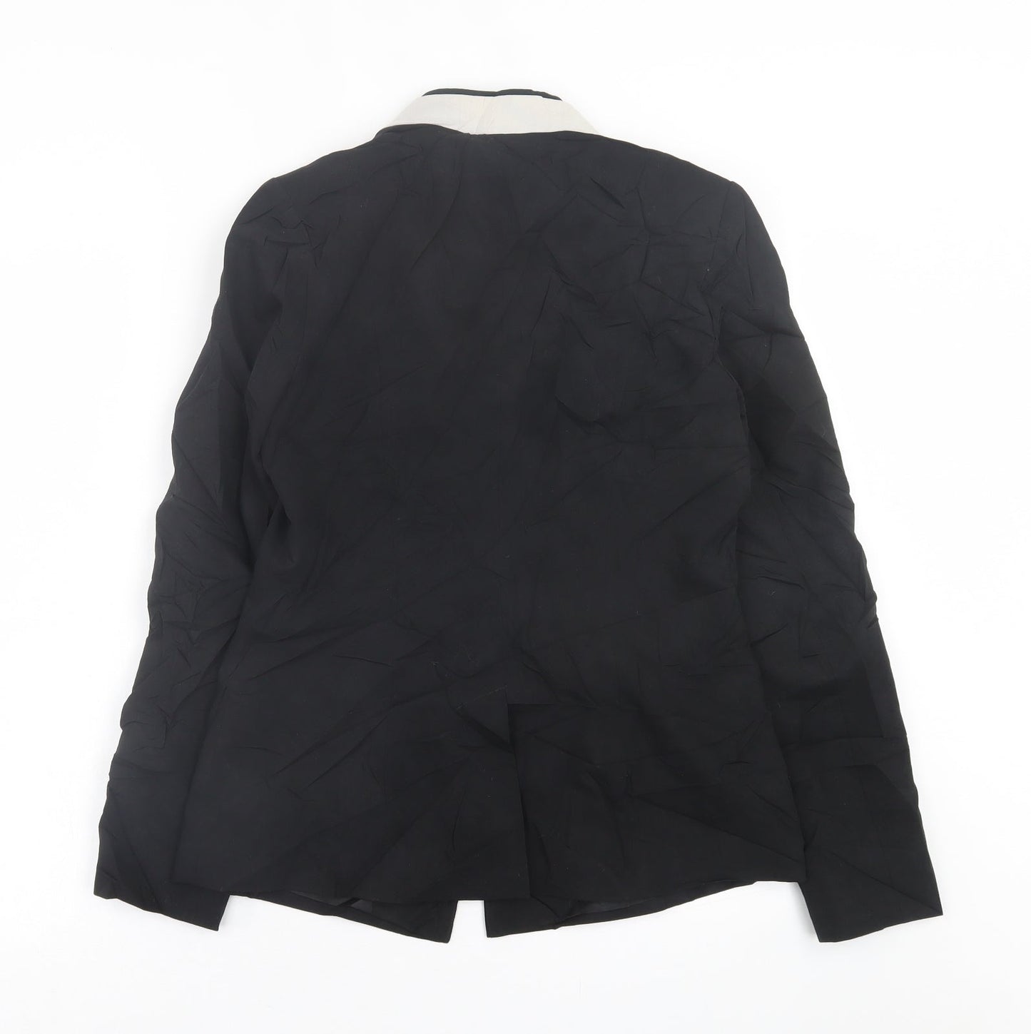Dorothy Perkins Womens Black   Jacket Blazer Size 12  Hook & Eye