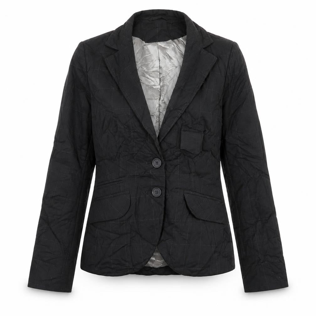 Dorothy Perkins Womens Black Check  Jacket Blazer Size 12  Button