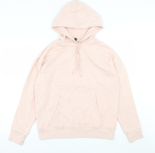 Nobodys Child Womens Pink  Cotton Pullover Hoodie Size S  Pullover