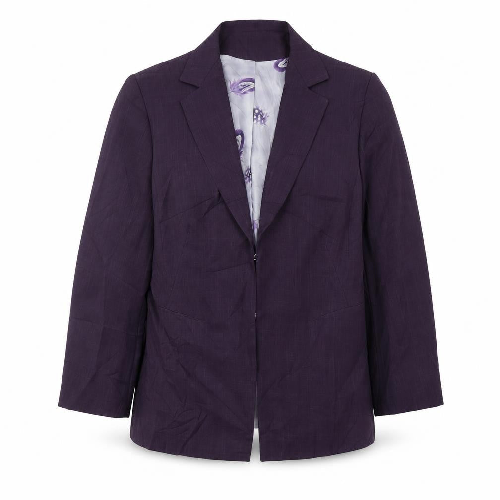 NL Collection Womens Purple   Jacket  Size 16  Hook & Eye