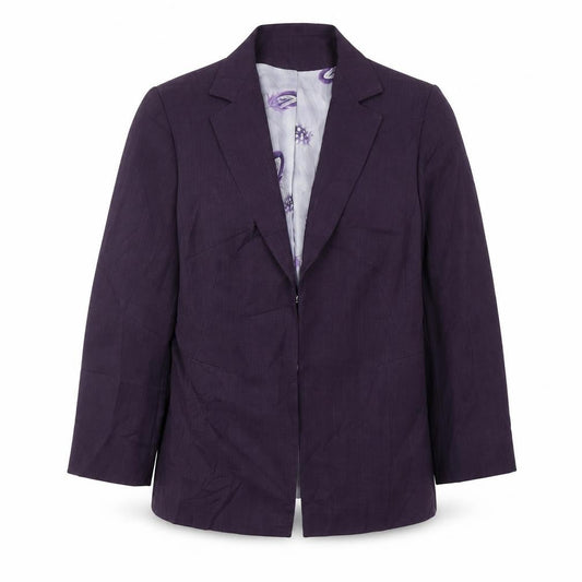 NL Collection Womens Purple   Jacket  Size 16  Hook & Eye