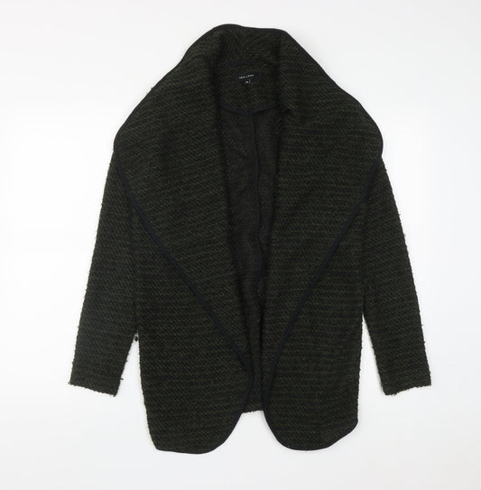 New Look Womens Green V-Neck  Polyester Cardigan Jumper Size 10