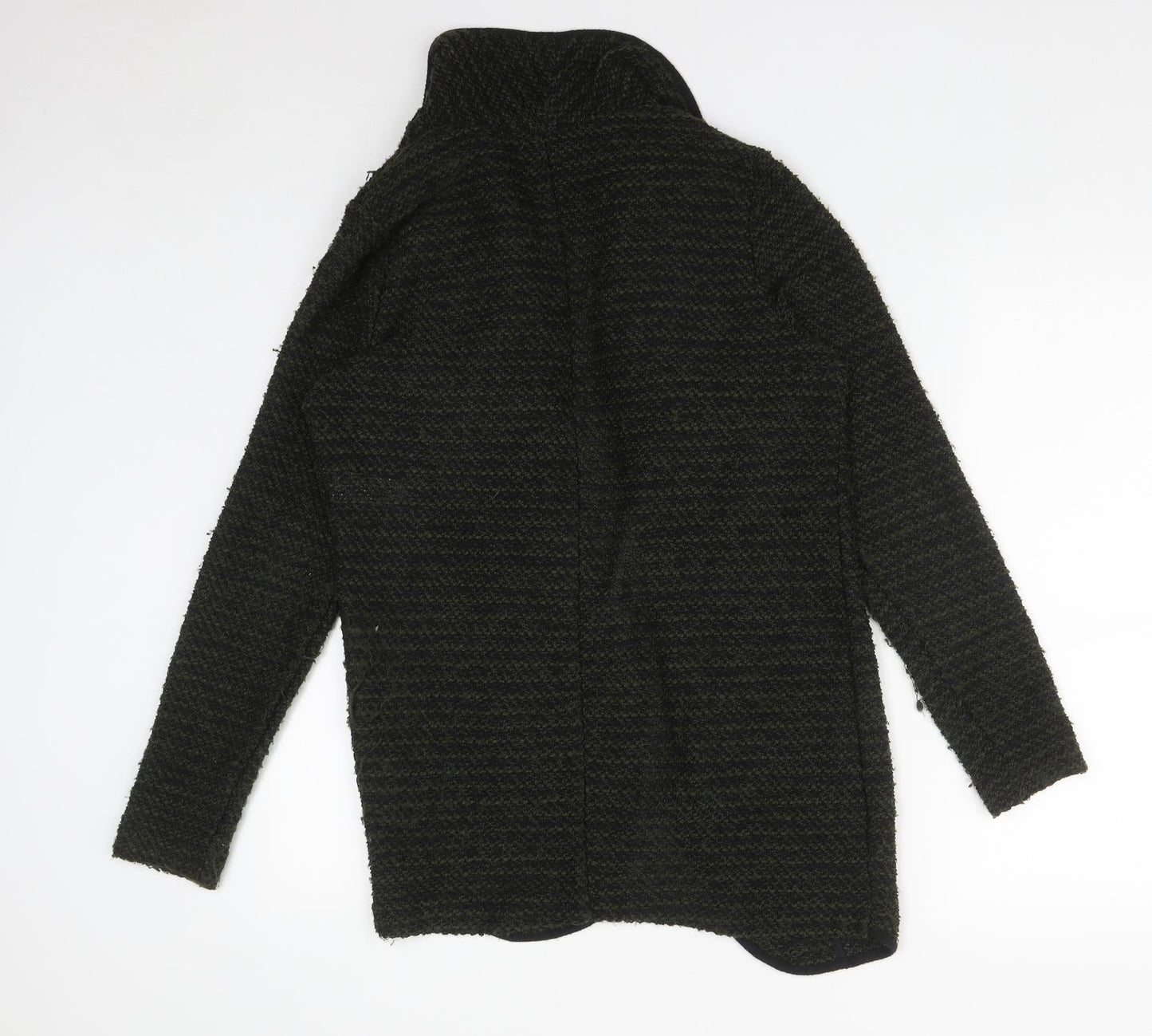 New Look Womens Green V-Neck  Polyester Cardigan Jumper Size 10