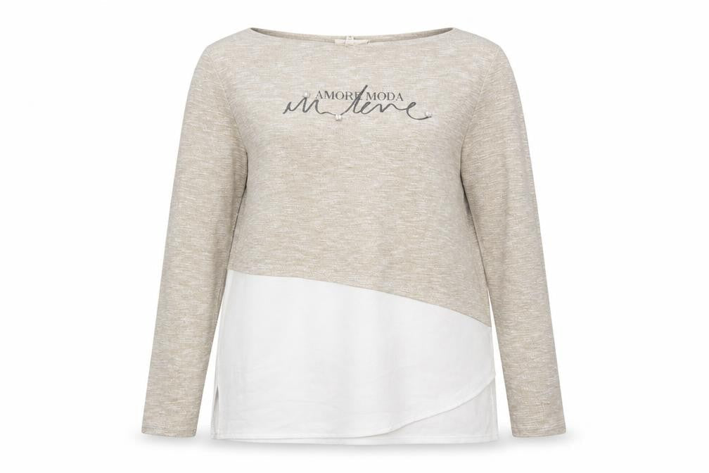 River Island Womens Brown Square Neck  Viscose Pullover Jumper Size 12