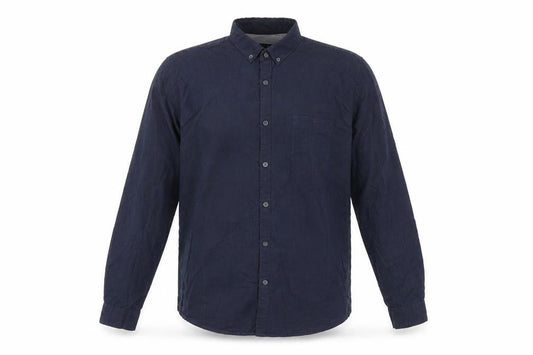 Debenhams Mens Blue  Cotton  Button-Up Size L Collared Button