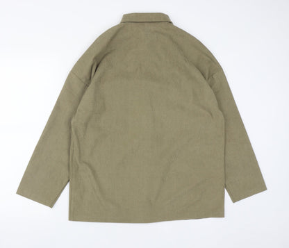 SHEIN Womens Green   Jacket  Size M  Snap