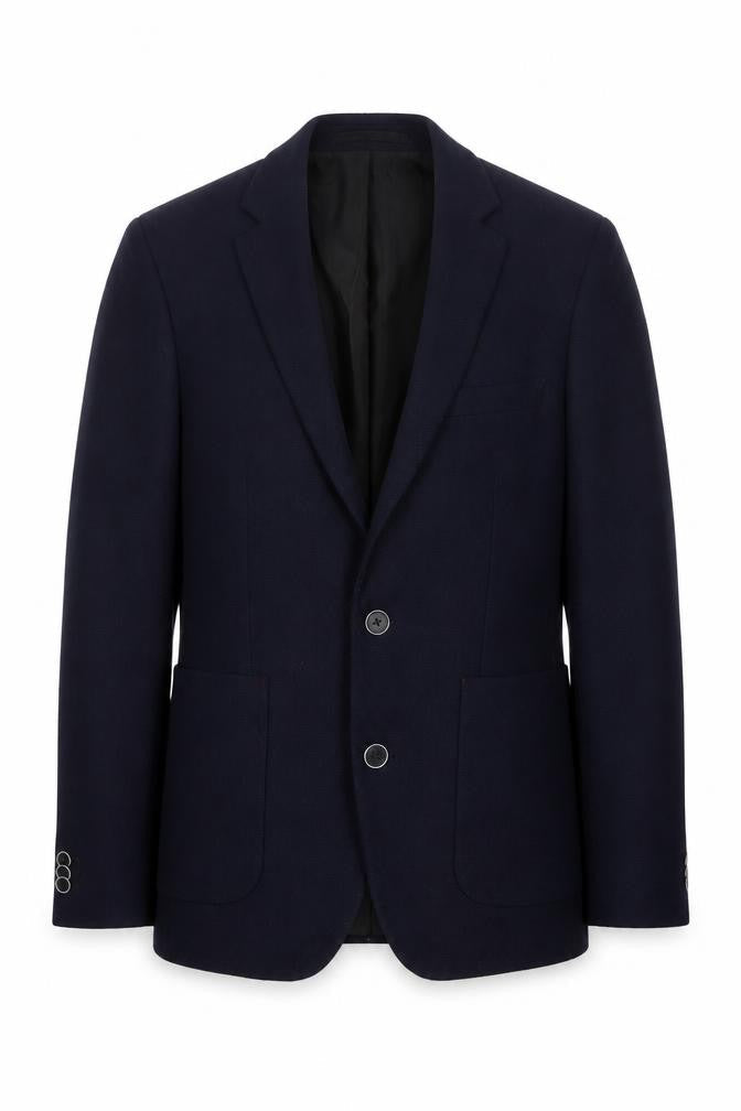 Burton Mens Blue  Polyester Jacket Suit Jacket Size S