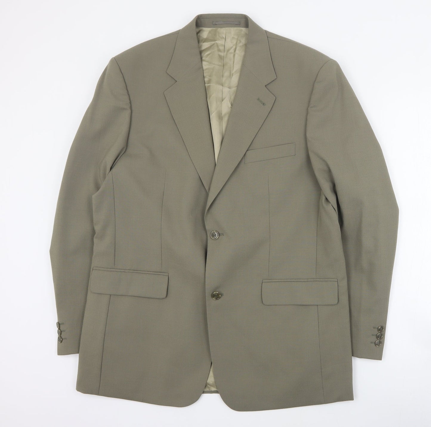 Skopes Mens Green  Polyester Jacket Suit Jacket Size L