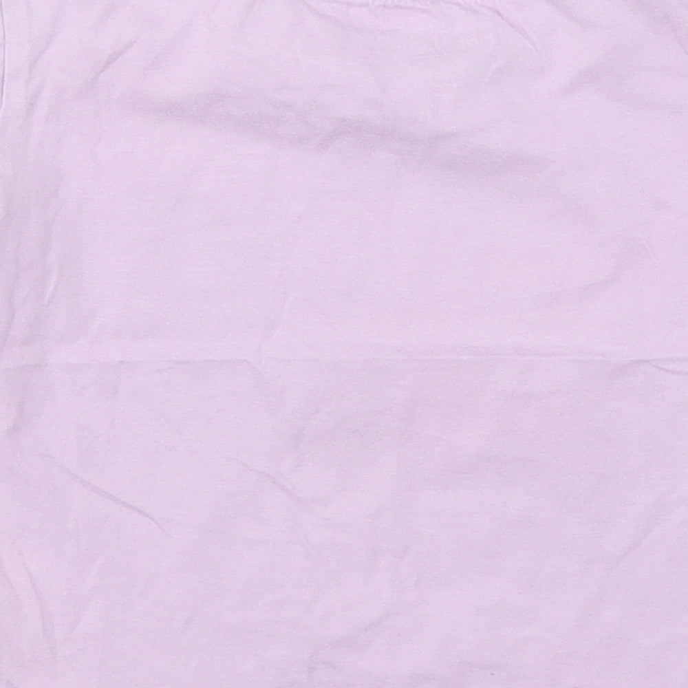 Threadgirls Girls Purple  Cotton Basic T-Shirt Size 5-6 Years Round Neck  - Unicorn
